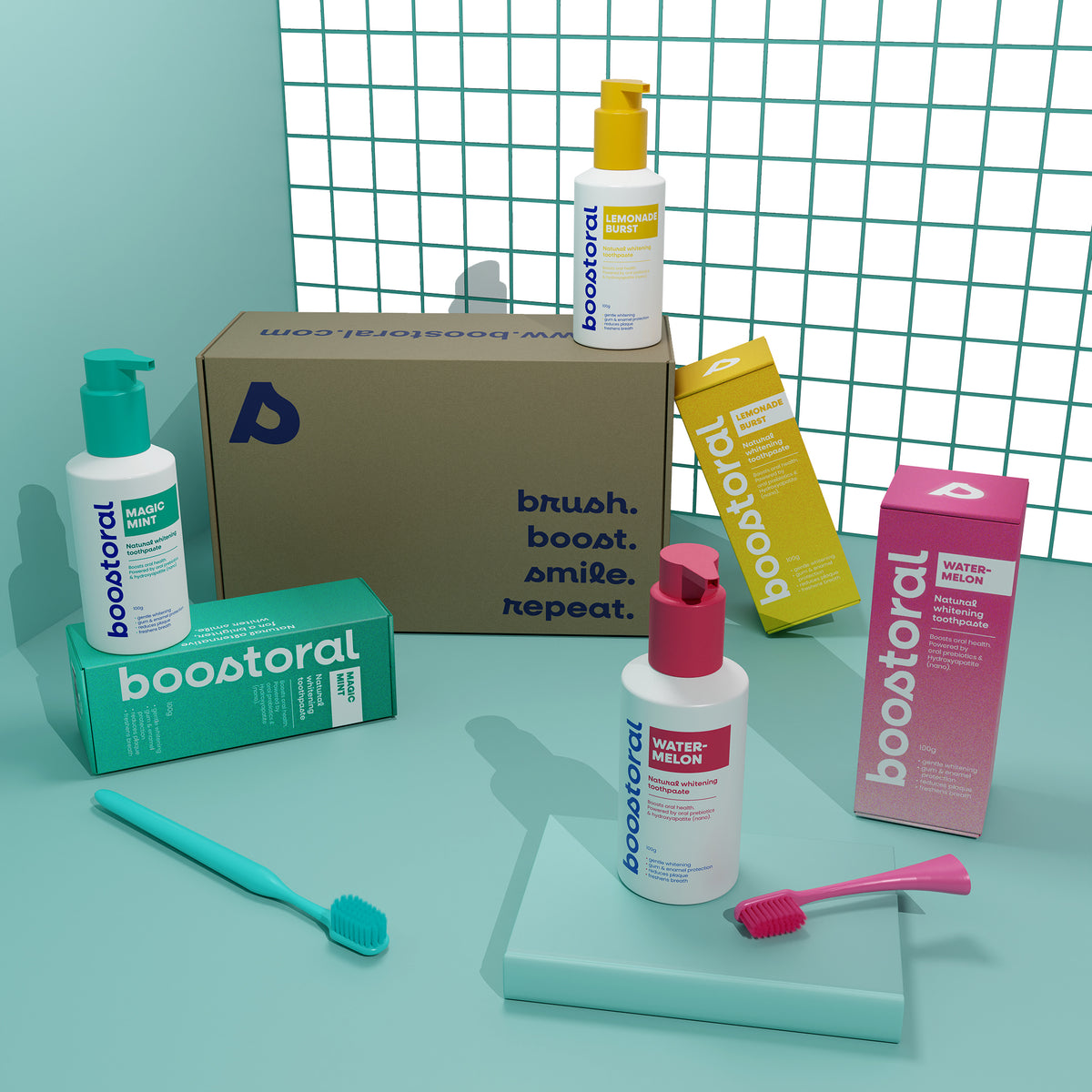 Toothpaste Face Pack Restore+ Family Toothpaste Pack – boostoral